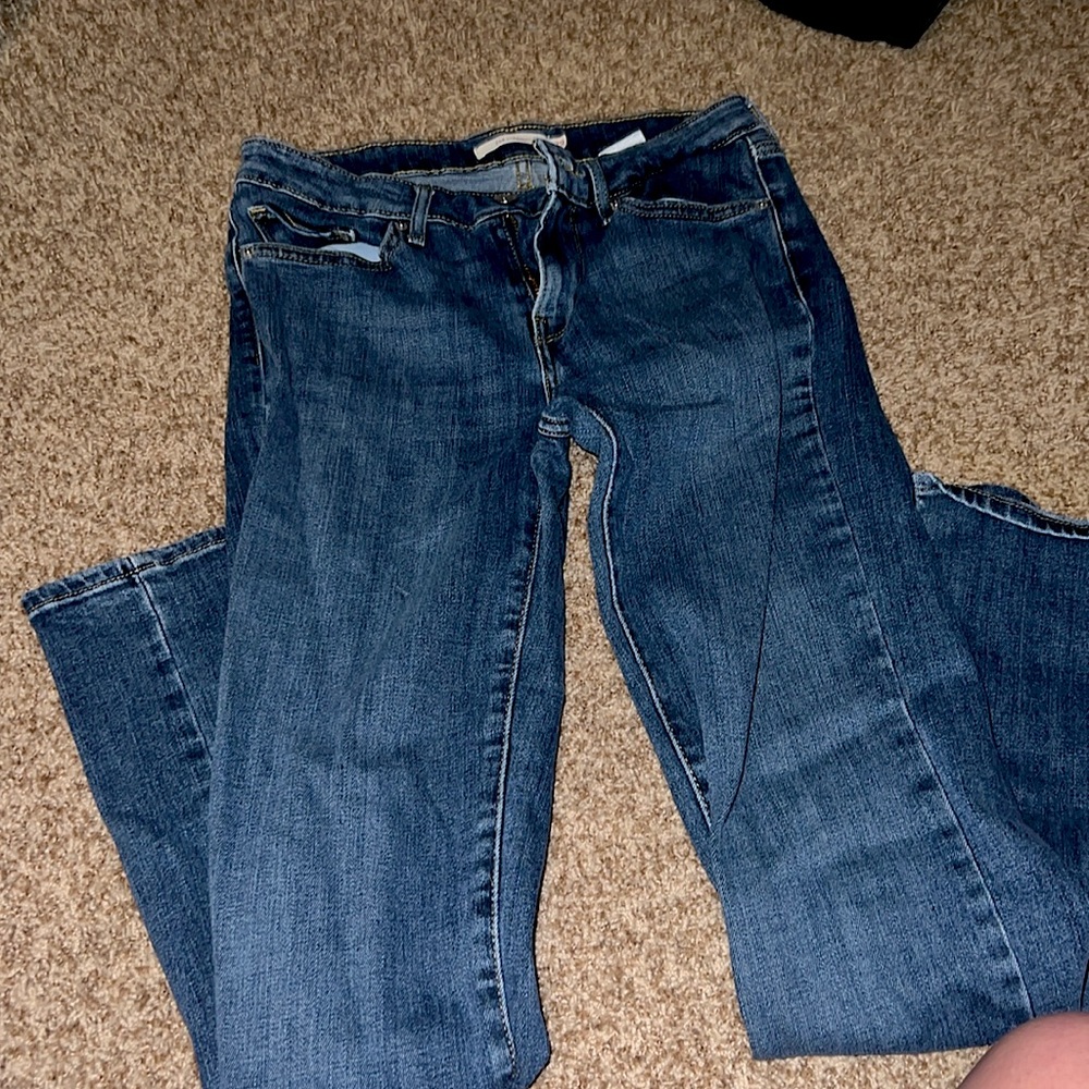 Vintage Blue straight leg Levi jeans